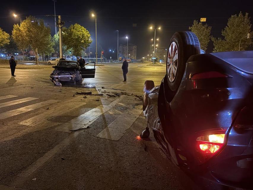 Otomobil takla attı: 2 yaralı