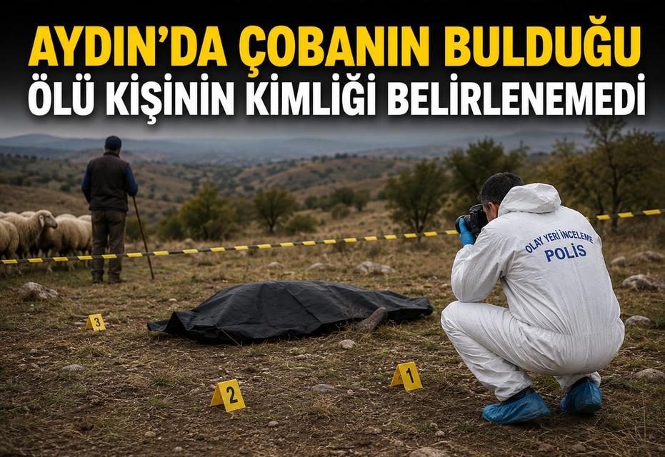 Aydın'da çobanın ölü bulduğu kişinin kimliği belirlenemedi