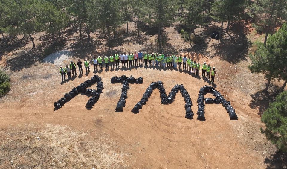 Atatürk Ormanı'ndan 20 ton çöp çıktı