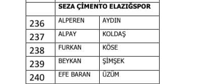 Elazığspor’dan 5 futbolcu PFDK’ya sevk edildi