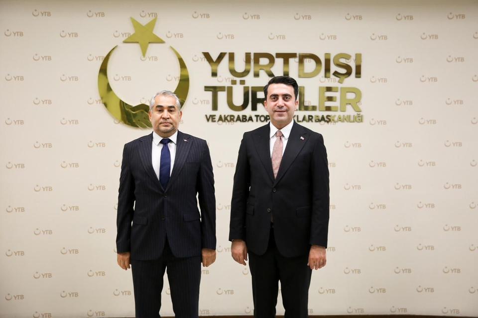 ADÜ Rektörü YTB Başkanı Turus ile bir araya geldi