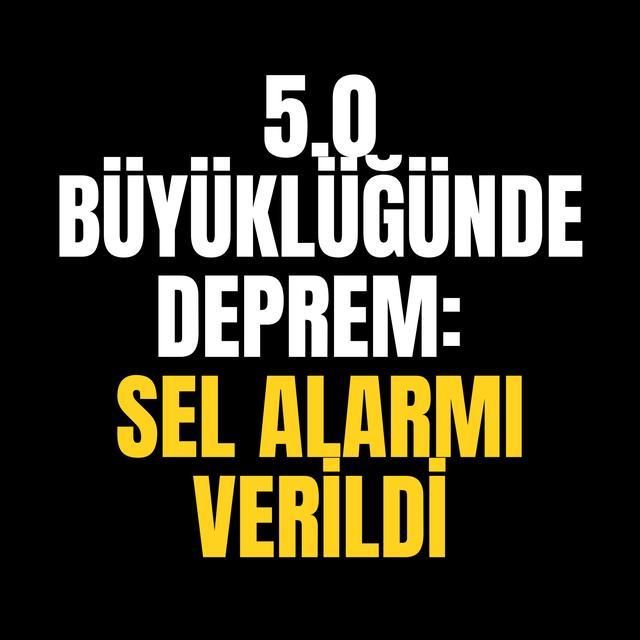 5.0 büyüklüğünde deprem: Sel alarmı verildi