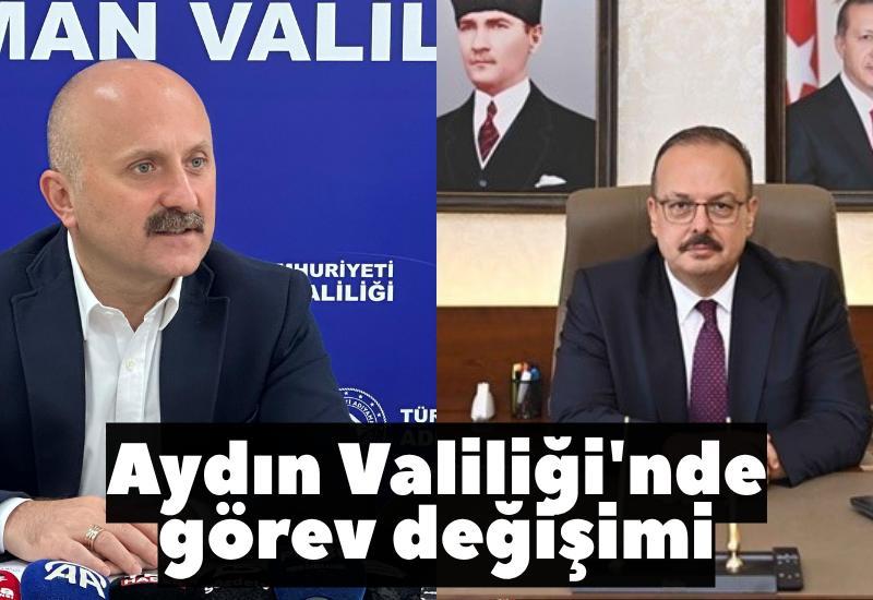 Aydın Valiliği'nde görev değişimi