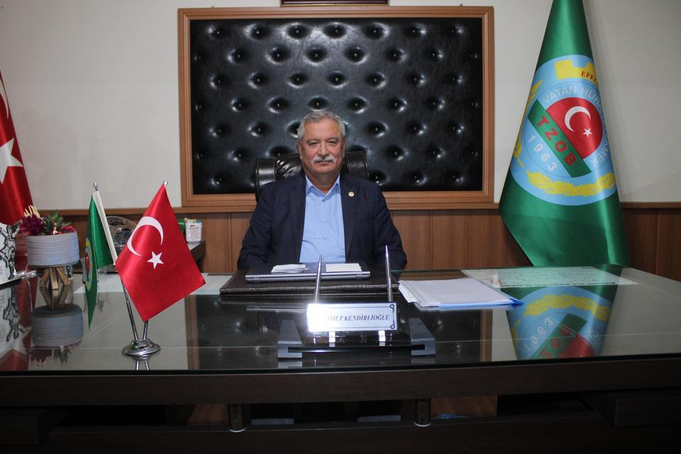 EFELER ZİRAAT ODASI BAŞKANI KENDİRLİOĞLU: "AYDIN'DA KURU TARIM, SULU TARIMIN ASLA ALTERNATİFİ OLAMAZ"