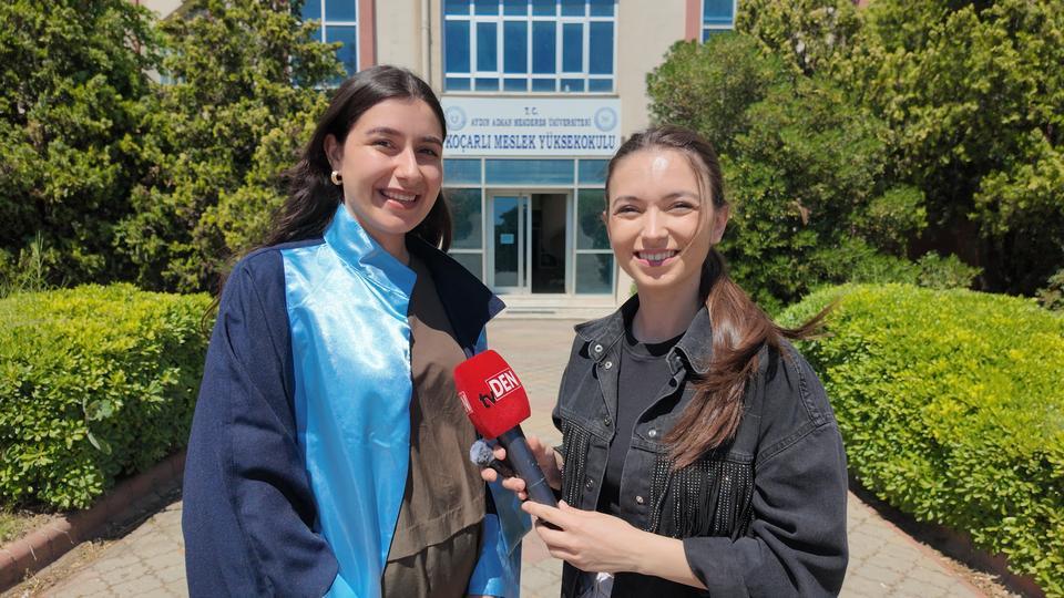 Aydın'da anne adayı okul birincisi, eşi okul üçüncüsü oldu