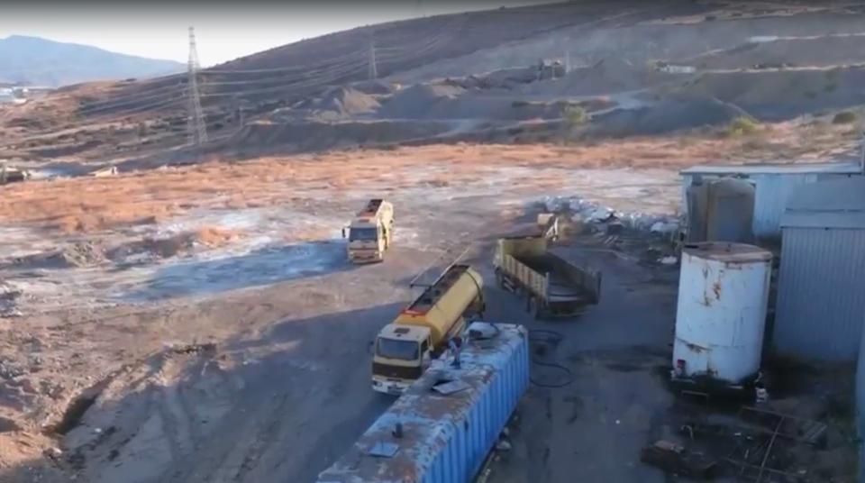 Katı atık tesisine kaçak akaryakıt baskını