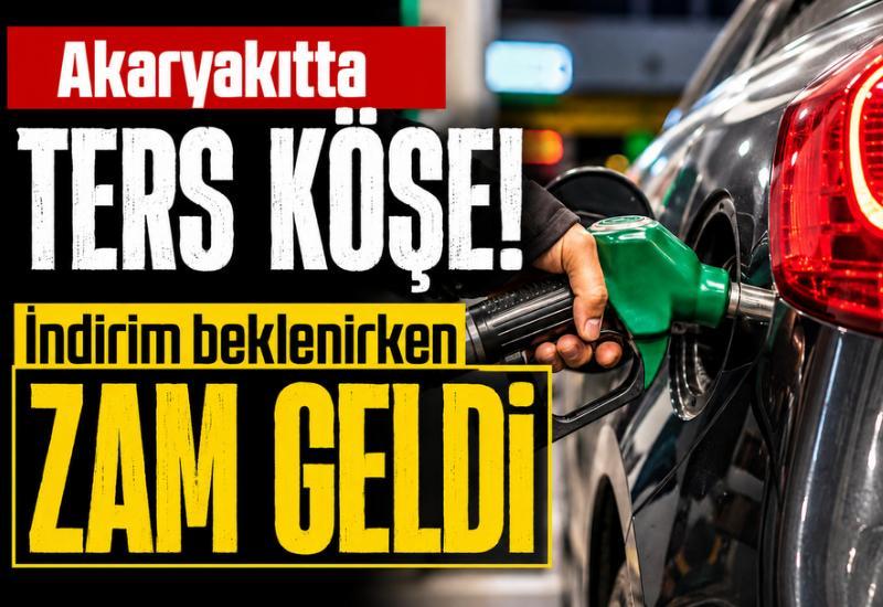 Akaryakıtta ters köşe! İndirim beklenirken zam geldi