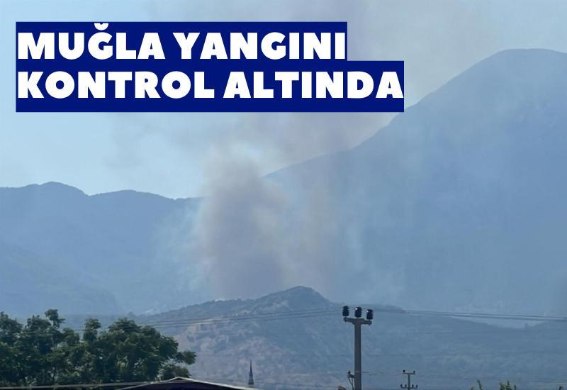 Muğla yangını kontrol altında