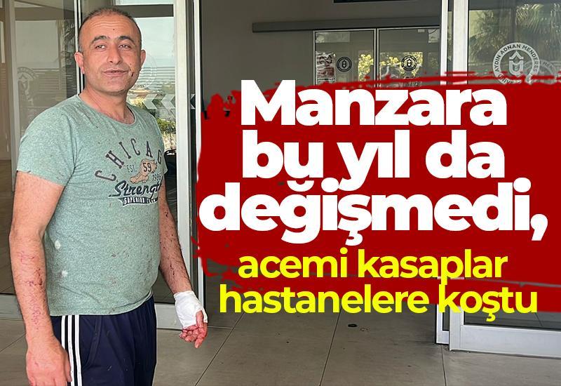Aydın'da acemi kasaplar hastanelere koştu