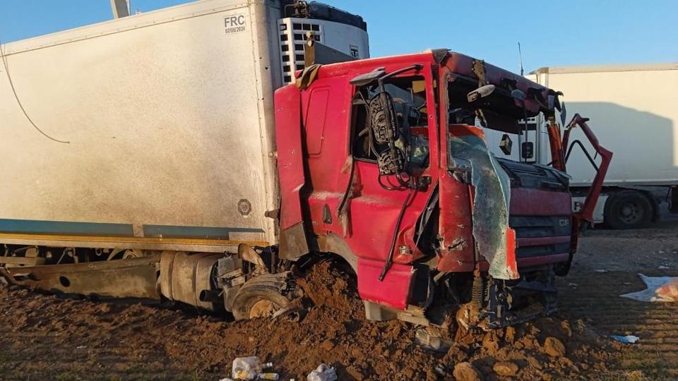 Genç şoföre mezar olan tırın görüntüsü ortaya çıktı
