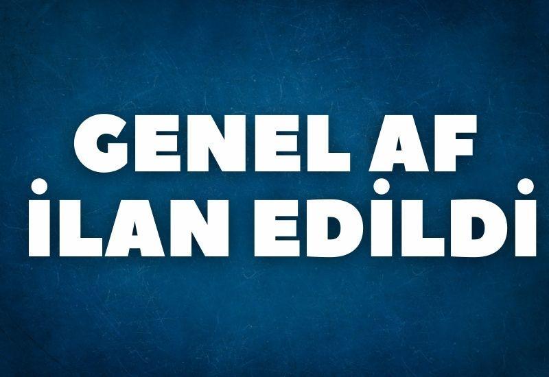 Genel af ilan edildi