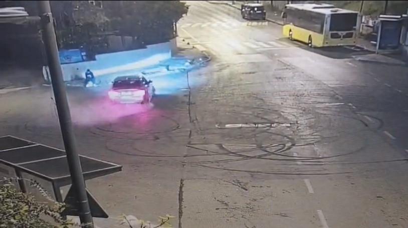 Drift yapan kadın sürücüye 47 bin TL ceza