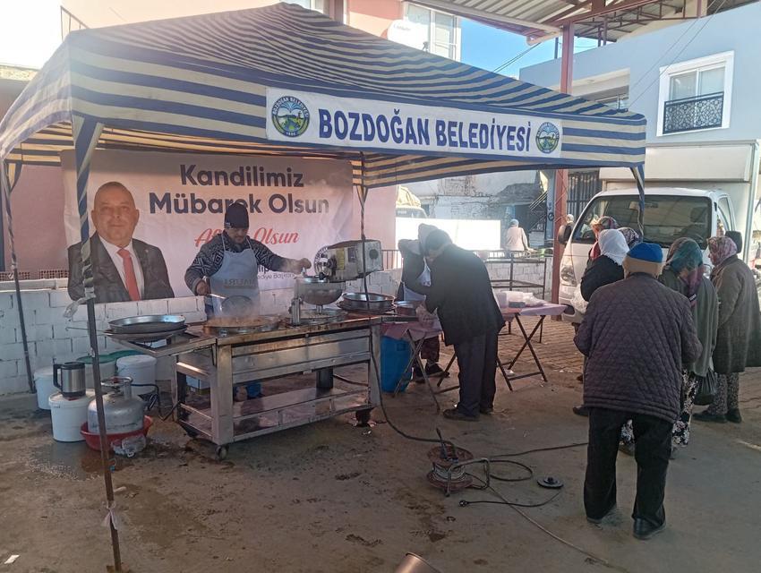 Bozdoğan Belediyesi’nden vatandaşa lokma ikramı