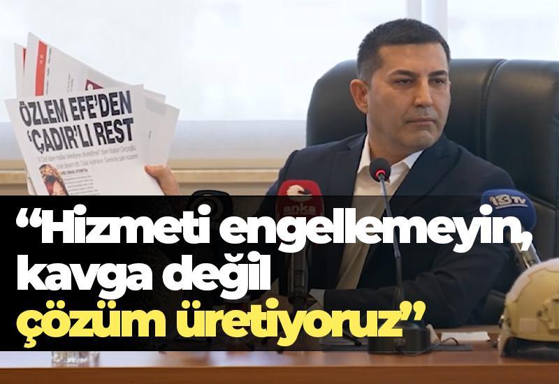 Ömer Günel: “Hizmeti engellemeyin, kavga değil çözüm üretiyoruz”