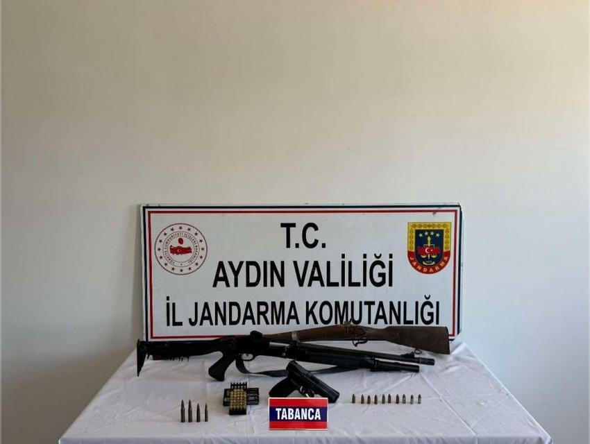 Aydın'da jandarmadan silah operasyonu