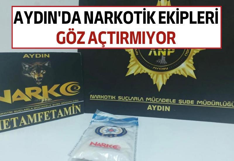 Aydın'da narkotik ekipleri göz açtırmıyor