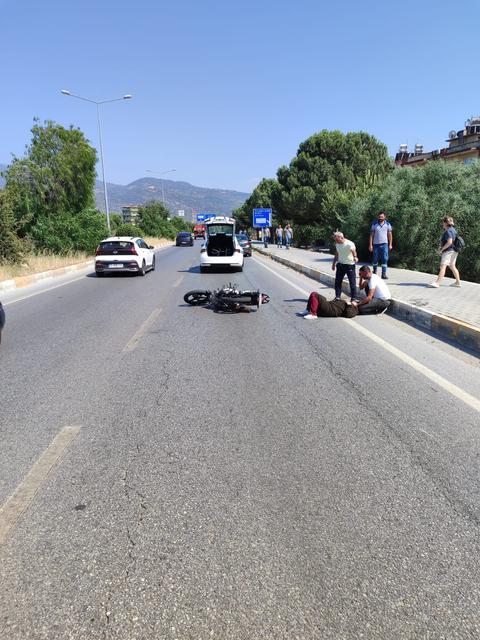 Çine'de motosiklet kazası: 2 yaralı