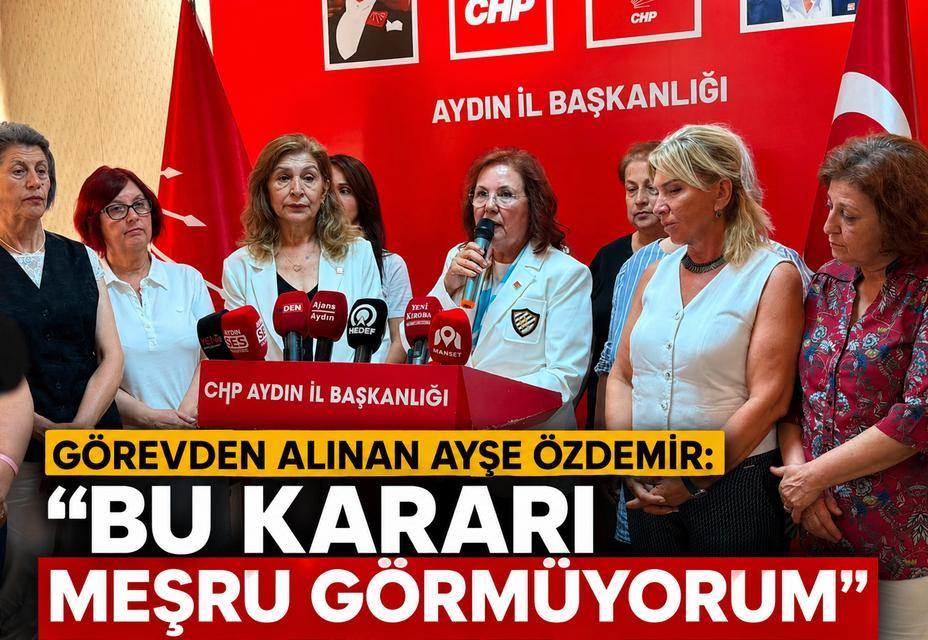 Görevden alınan Ayşe Özdemir: "Bu kararı meşru görmüyorum"