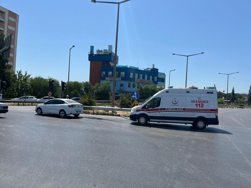 AYDIN'DA TRAFİK KAZASI: 1 YARALI
