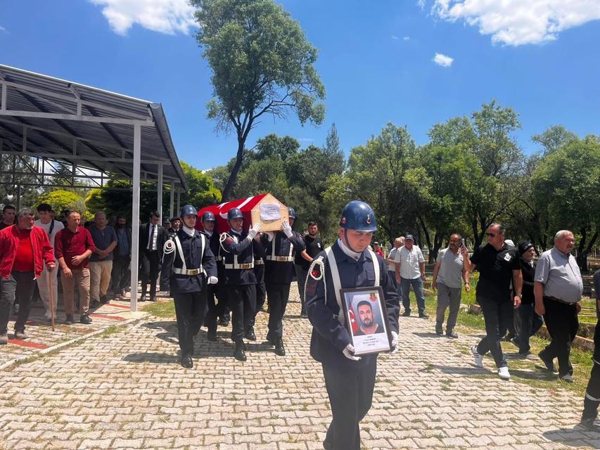Emekli uzman jandarma son yolculuğuna uğurlandı