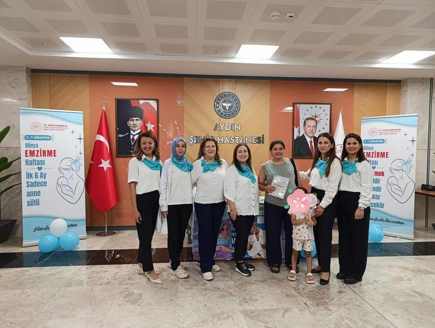 AYDIN ŞEHİR HASTANESİ'NDE ANNE SÜTÜNÜN ÖNEMİNE DİKKAT ÇEKİLDİ
