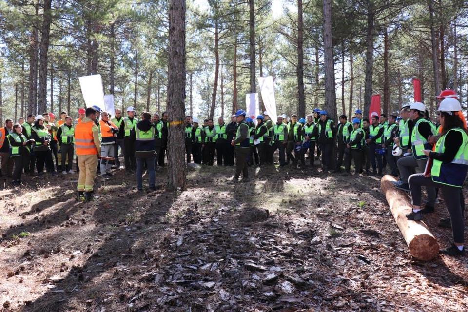 Aydın’da ormancılardan tatbikat
