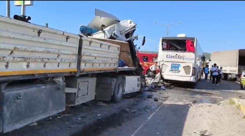 Denizli'de tır dehşet saçtı