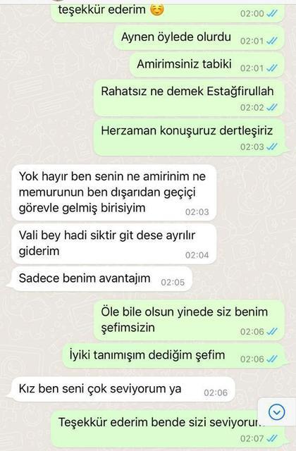 YİKOB’ta şef olarak görev yapan 56 yaşındaki T.Ö., aynı yerde sürekli işçi olarak çalışan 49 yaşındaki R.Ö. isimli kadına hem iş yerinde hem de aynı gün akşam yazılı mesajlarla cinsel tacizde bulunduğu için 7 ay 15 gün hapis cezasına çarptırılmış, ikilinin arasındaki WhatsApp yazışmaları soruşturma dosyasında yer almış ve mahkeme kayıtlarına geçmişti.