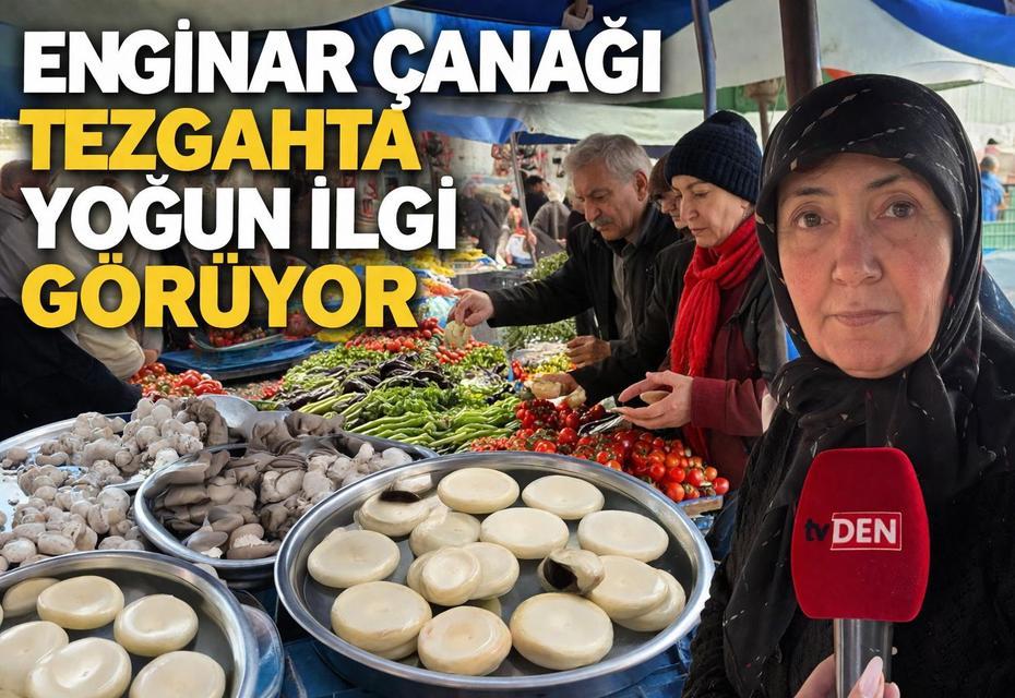 Enginar Çanağı tezgahta yoğun ilgi görüyor