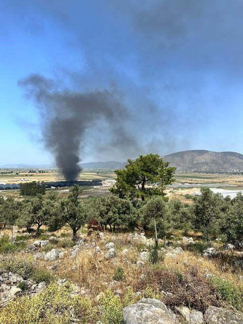 Milas’ta Balık Üretim Tesisi'nde yangın paniği