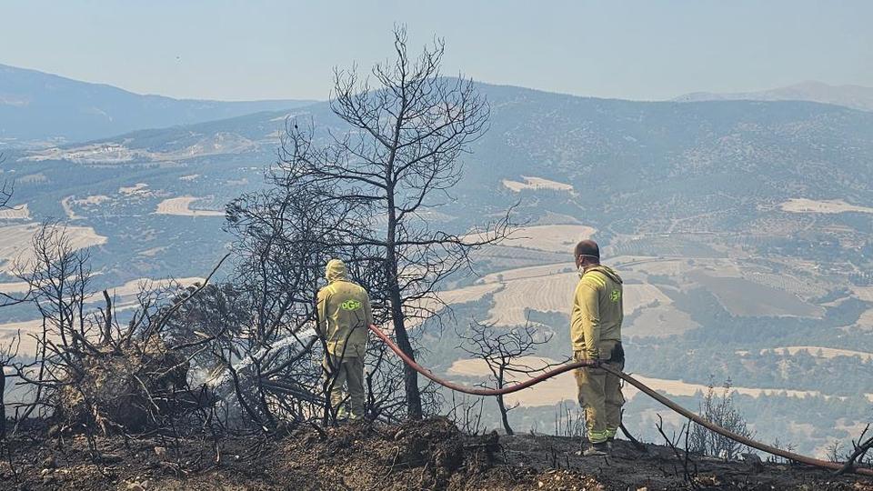 Ateş savaşçıları yangını söndürdü