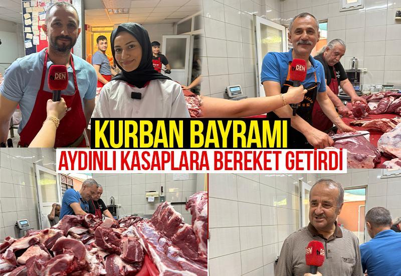 Kurban Bayramı Aydınlı kasaplara bereket getirdi