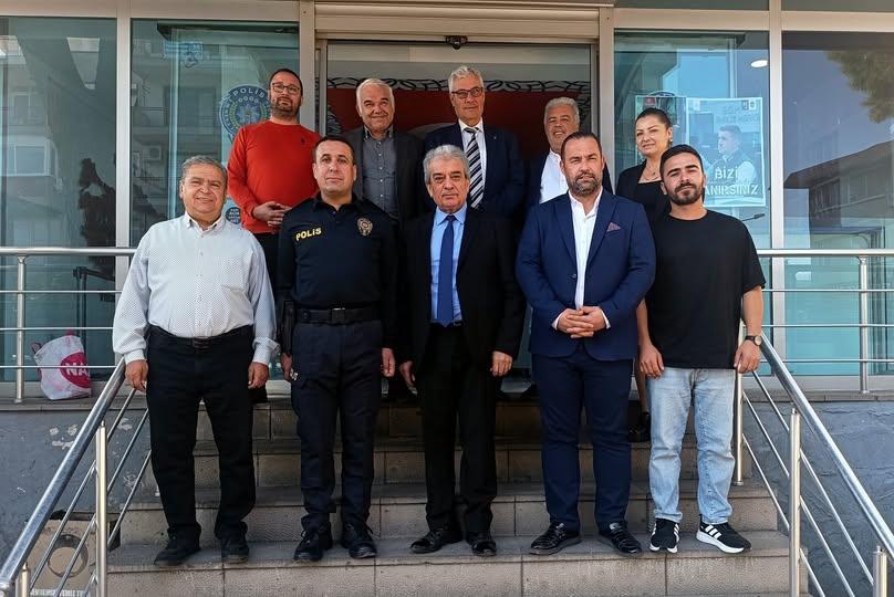 Söke’de gazetecilerden yeni Emniyet Müdürü'ne ziyaret