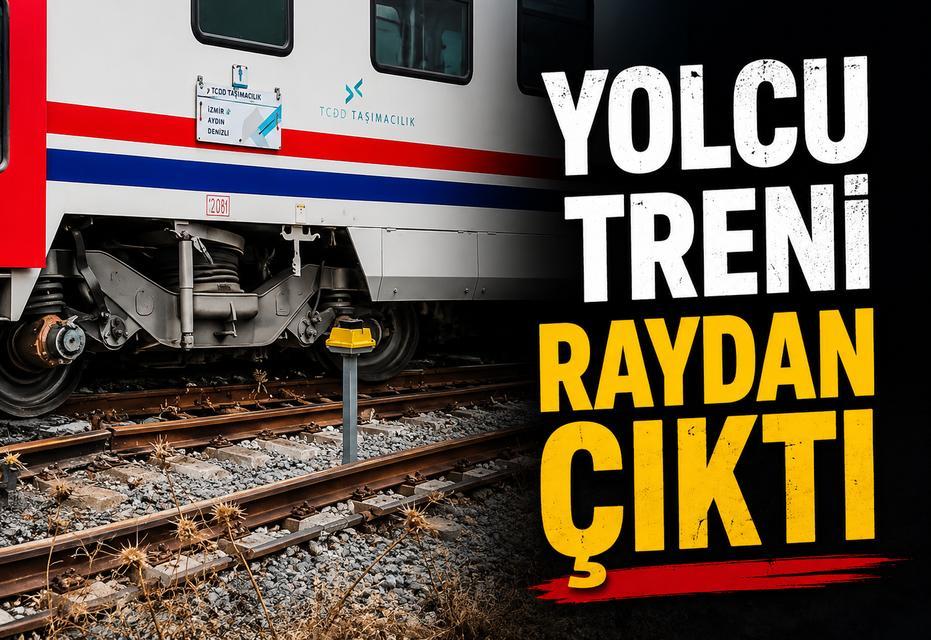 Son Dakika! Yolcu treni raydan çıktı
