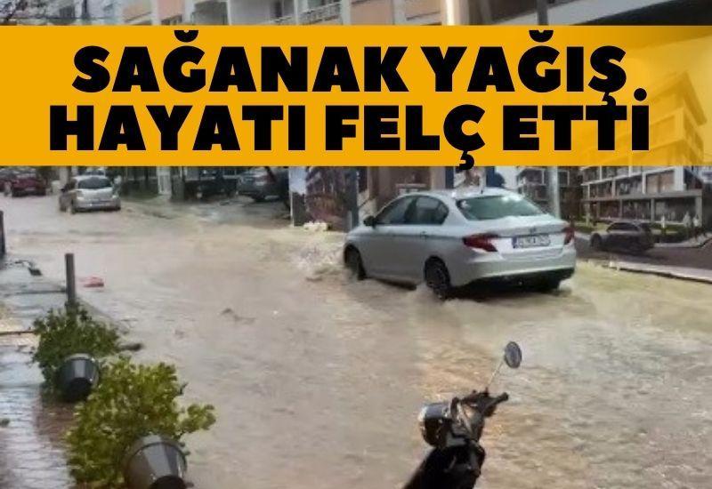 Sağanak hayatı felç etti