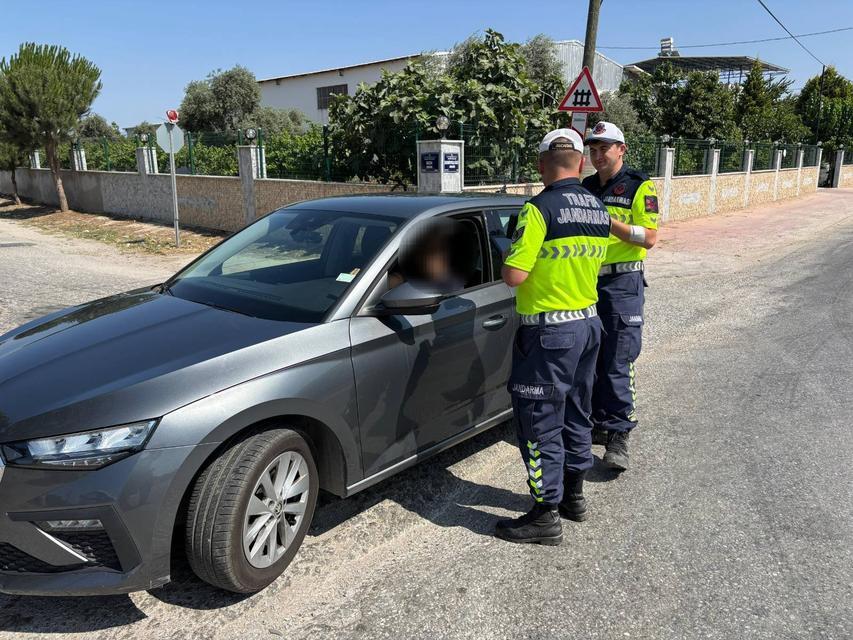 Köşk’te 44 sürücüye ceza