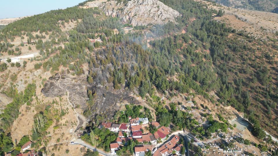 Tokat'taki yangın söndürüldü