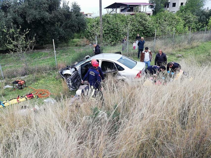 HATAY'DA TRAFİK KAZASI: 1 ÖLÜ, 3 YARALI