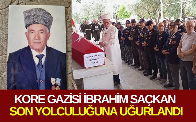 Kore Gazisi İbrahim Saçkan son yolculuğuna uğurlandı