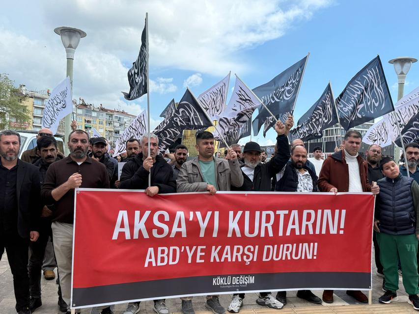 Aydın'da “Aksa’yı kurtarın! ABD’ye karşı durun!” çağrısı