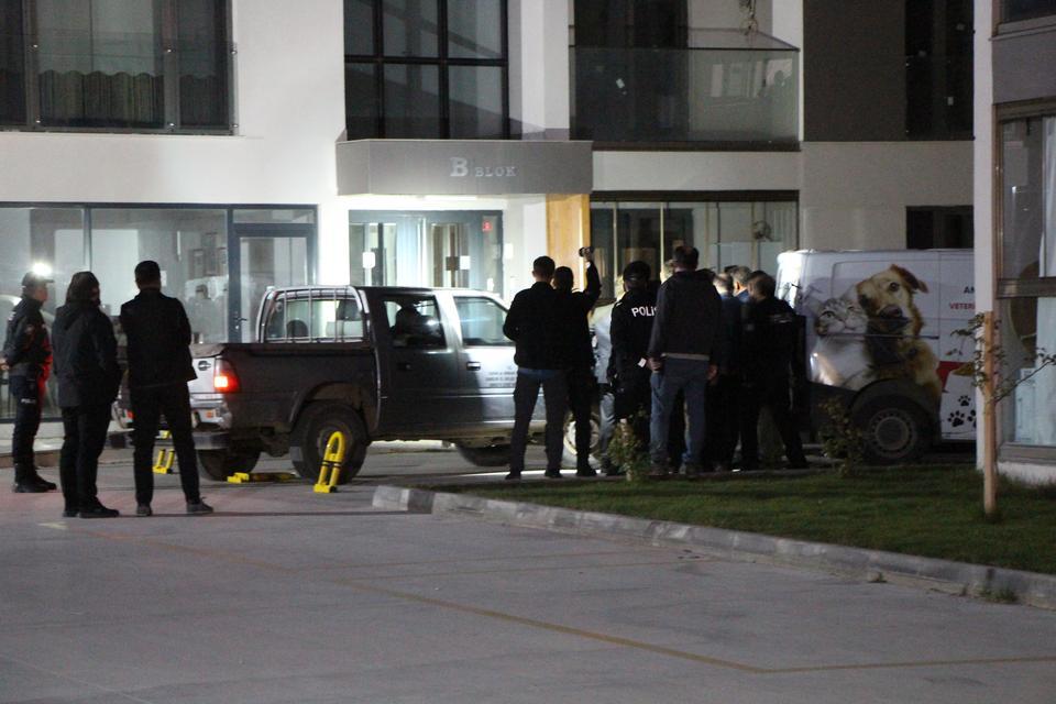AMASYA'DA BİNAYA GİREN YABAN DOMUZU POLİS OPERASYONUYLA ETKİSİZ HALE GETİRİLDİ