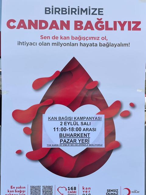 Buharkent Kaymakamlığı'ndan kan bağışı çağrısı