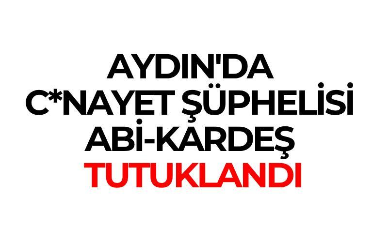 Aydın'da cinayet şüphelisi abi-kardeş tutuklandı