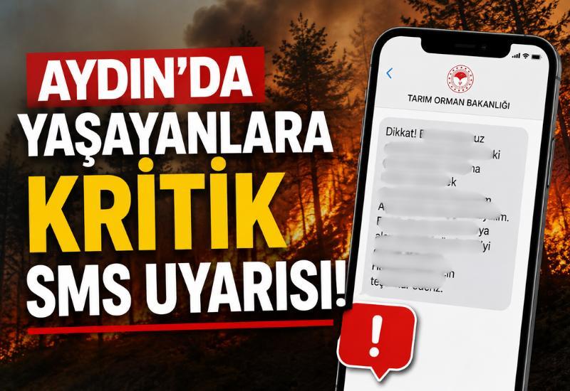 Aydın'da yaşayanlara kritik SMS uyarısı!
