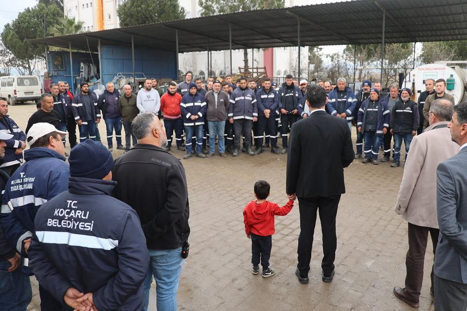 BAŞKAN ARICI: "BİZ BİR AİLEYİZ, HER ZORLUKTA BİRLİKTEYİZ"
