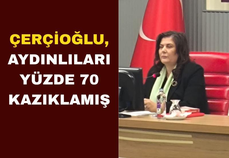 Çerçioğlu, Aydınlıları yüzde 70 kazıklamış