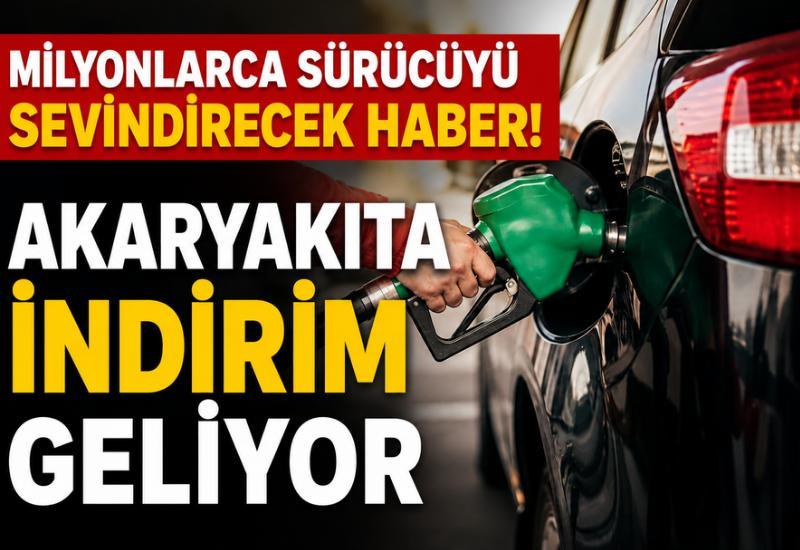 Milyonlarca sürücüyü sevindirecek haber! Akaryakıta indirim geliyor