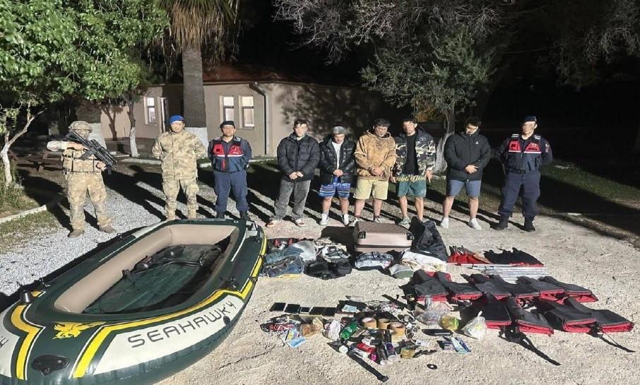 KUŞADASI'NDA YASA DIŞI GEÇİŞ HAZIRLIĞINDAKİ 5 DÜZENSİZ GÖÇMEN YAKALANDI