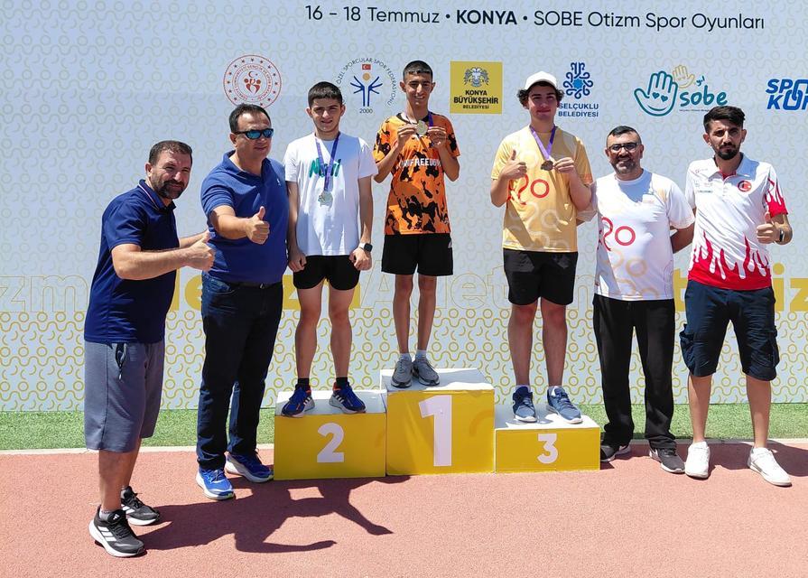 Aydın'ın özel sporcuları Konya'da tarih yazdı