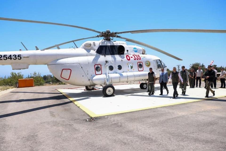 5 helikopter 407 araçlı ekip teyakkuzda